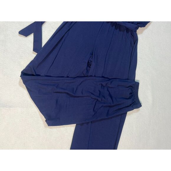 NWT Tart Navy Blue Jumpsuit One Piece Jogger  Sleeveless Small Modal Chic Comfy - Picture 4 of 9